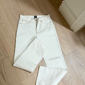 bdg white denim pants